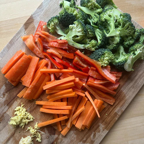 Recept för löpare: Nudelwok med grönsaker