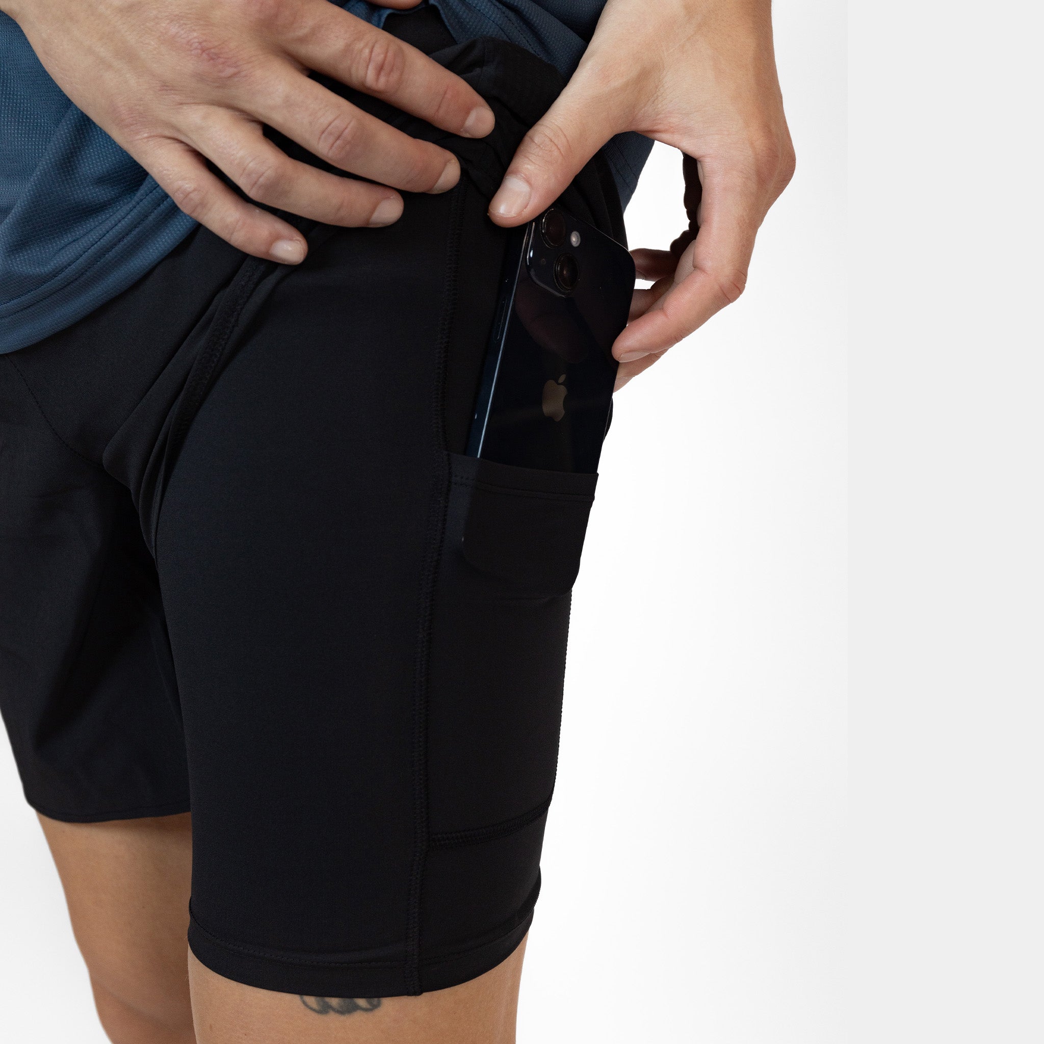 liiteGuard GLU-TECH 2IN1 SHORTS (MEN) Shorts DRESS BLUE