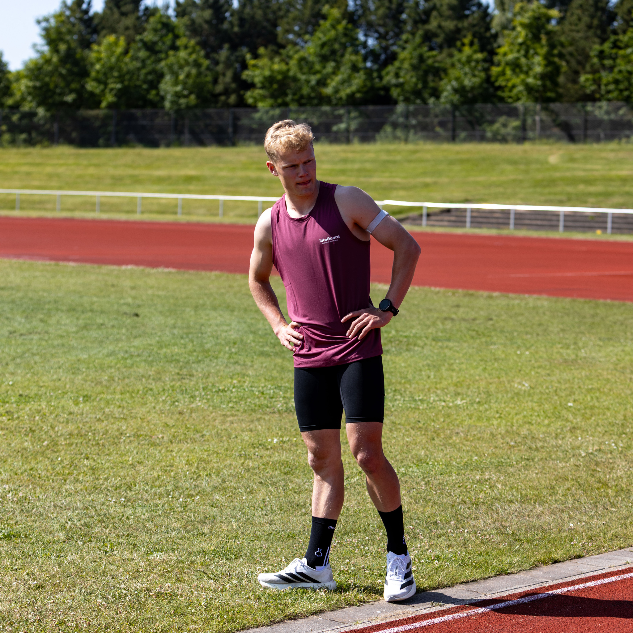 liiteGuard GROUND-TECH SINGLET (MEN) Singlet Bordeaux