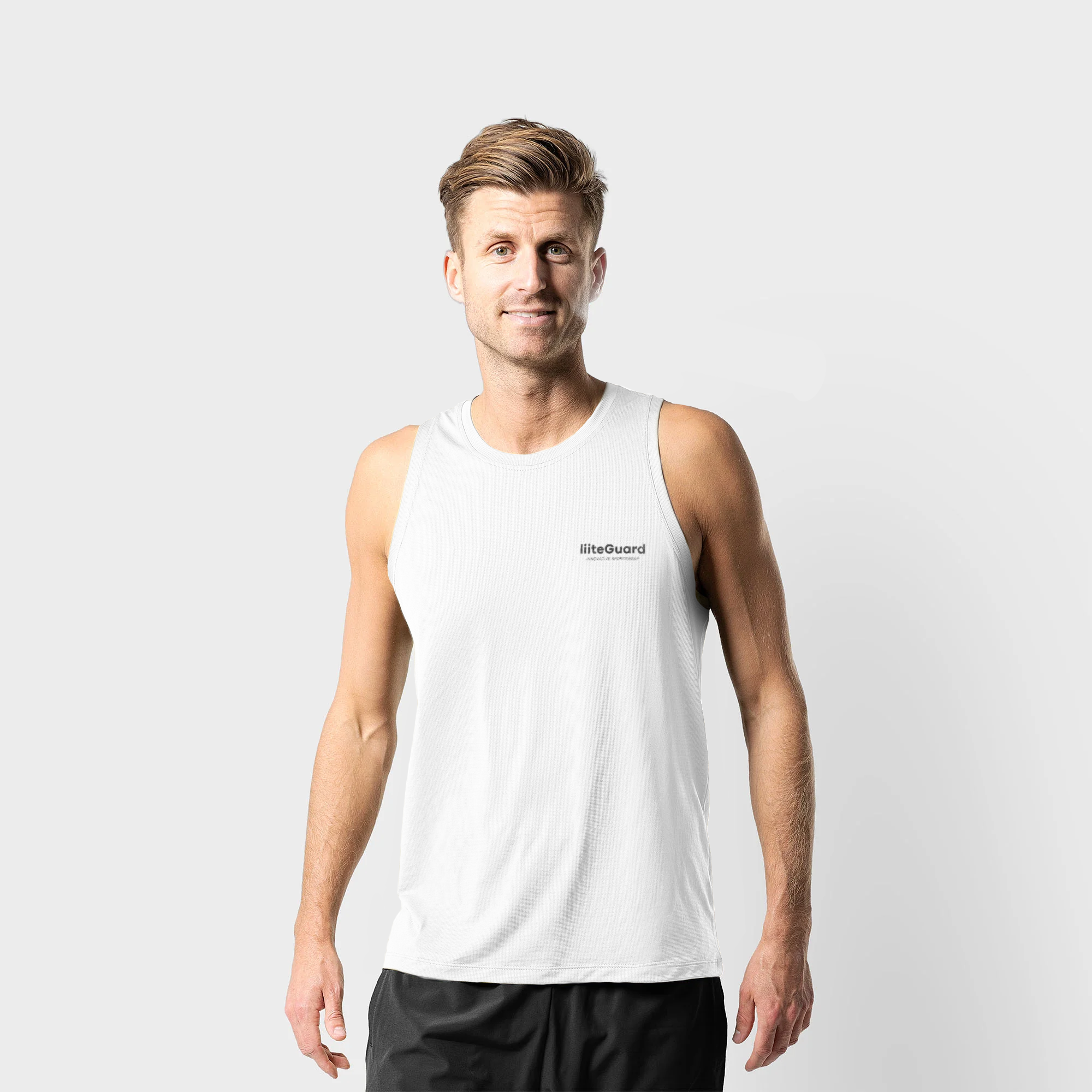 liiteGuard GROUND-TECH SINGLET (MEN) Singlet White