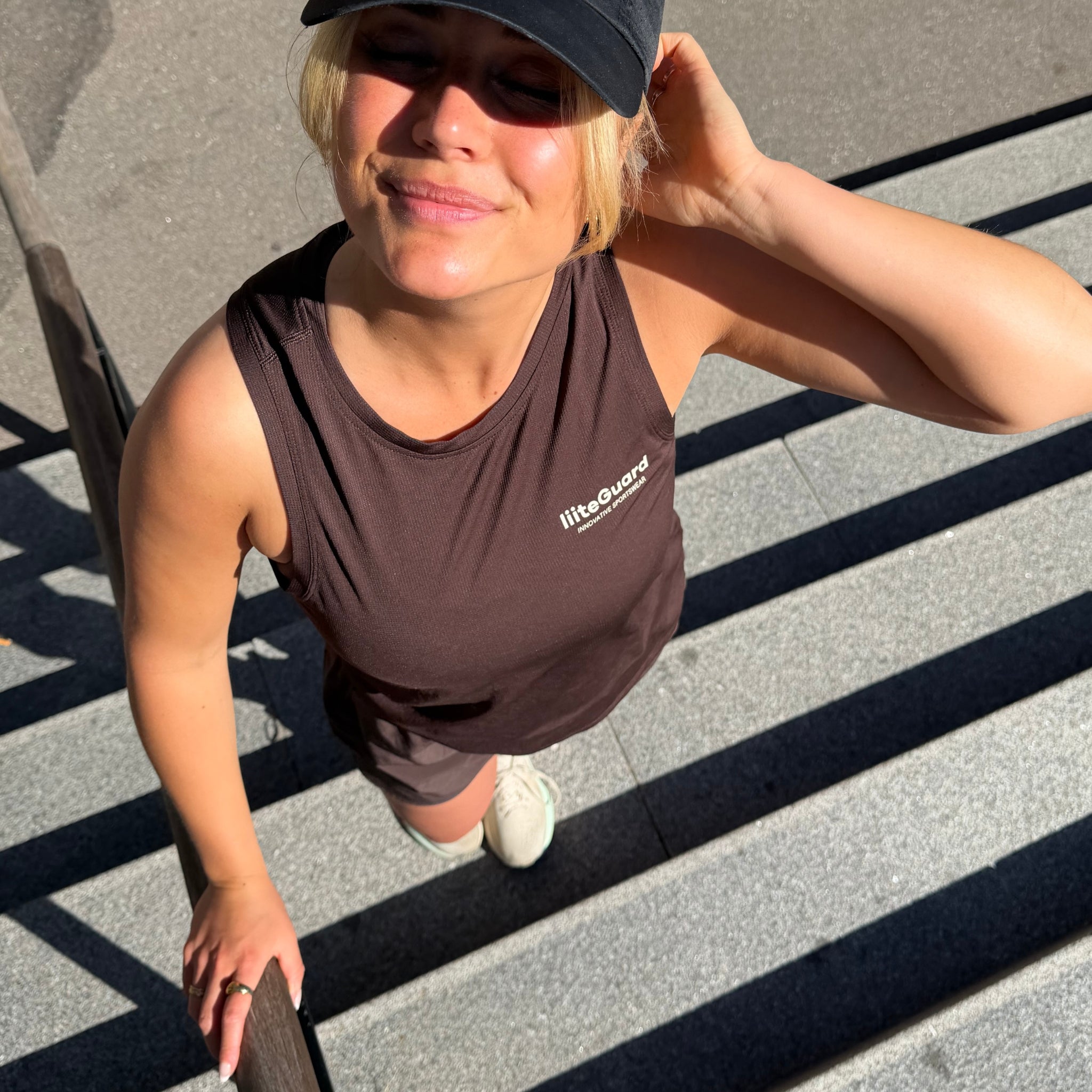 liiteGuard GROUND-TECH SINGLET (WOMEN) Singlet Coffee Bean
