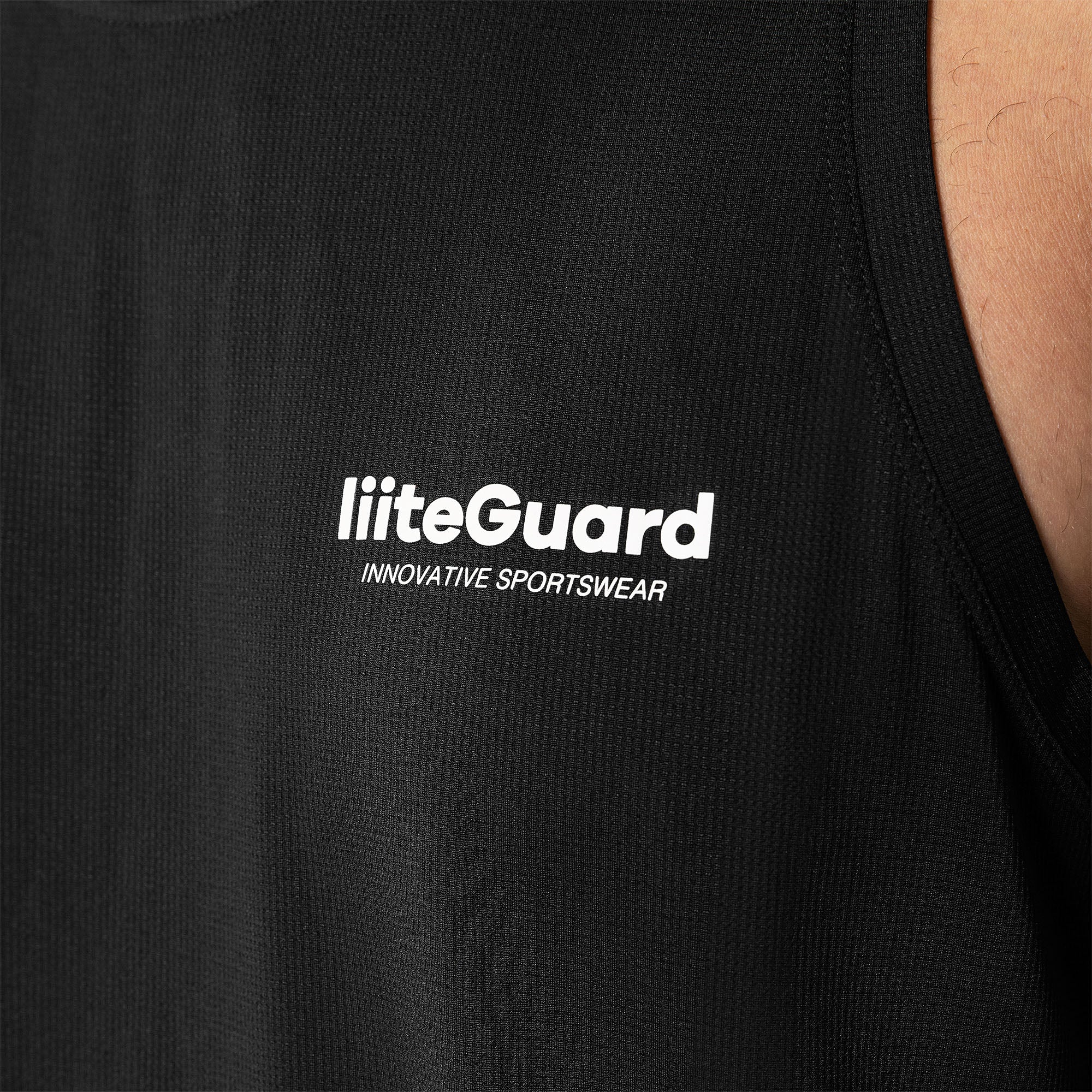 liiteGuard GROUND-TECH SINGLET (MEN) Singlet Black