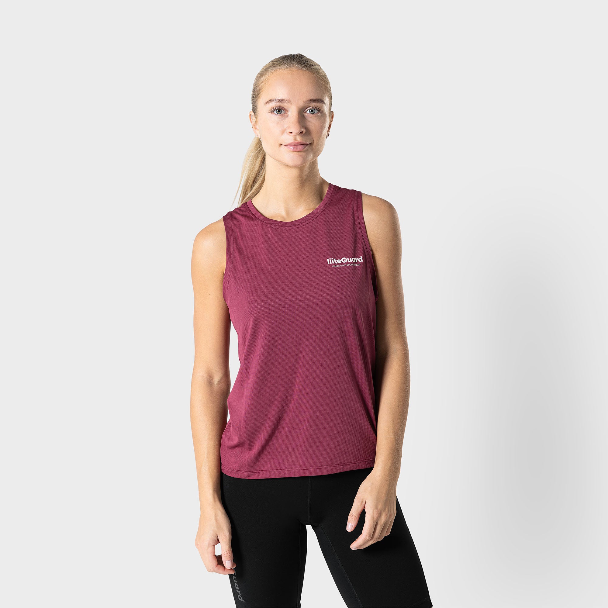 liiteGuard GROUND-TECH SINGLET (WOMEN) Singlet Bordeaux