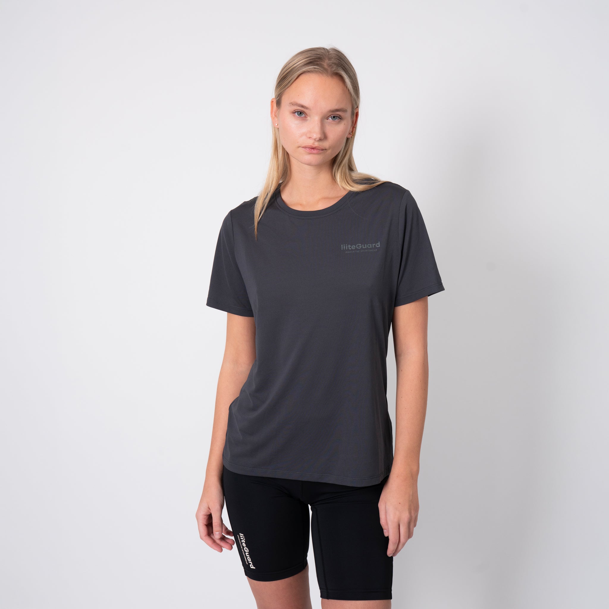 liiteGuard GROUND-TECH T-SHIRT (WOMEN) T-shirts Ebony/Dark Grey