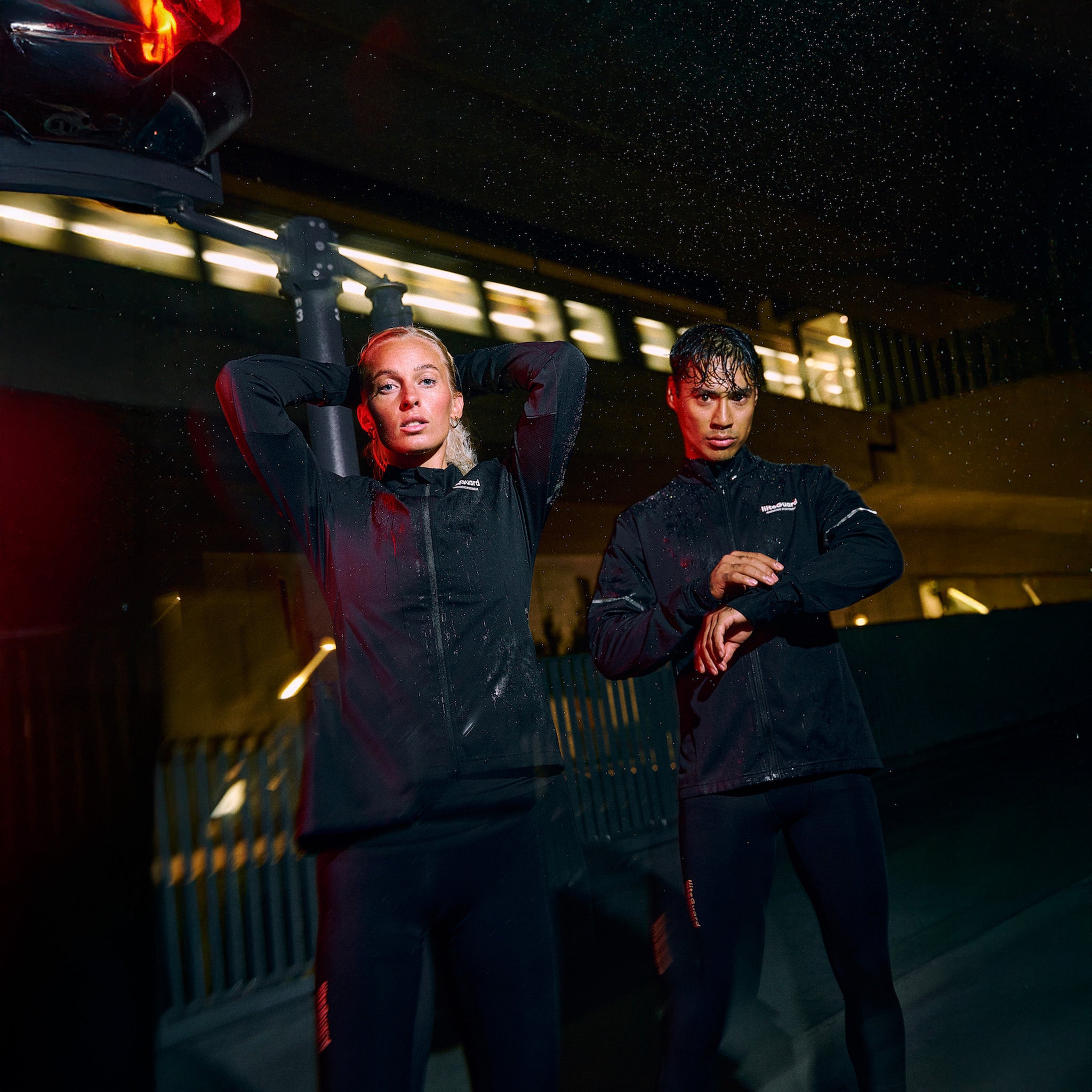 liiteGuard HYDRO-TECH RUNNING JACKET (MEN) Jacket Black