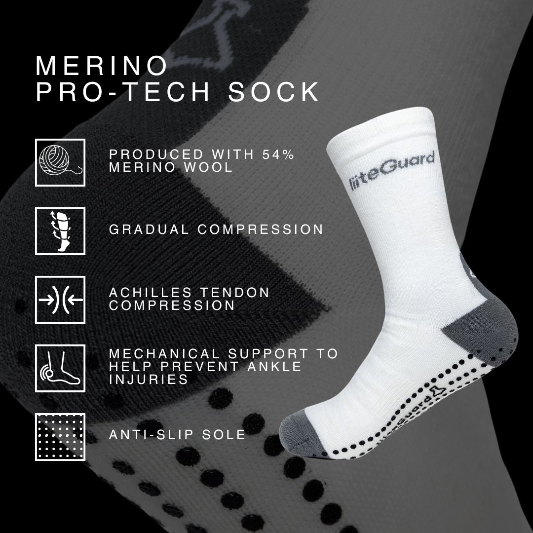 liiteGuard MERINO PRO-TECH SOCK Medium socks Off White