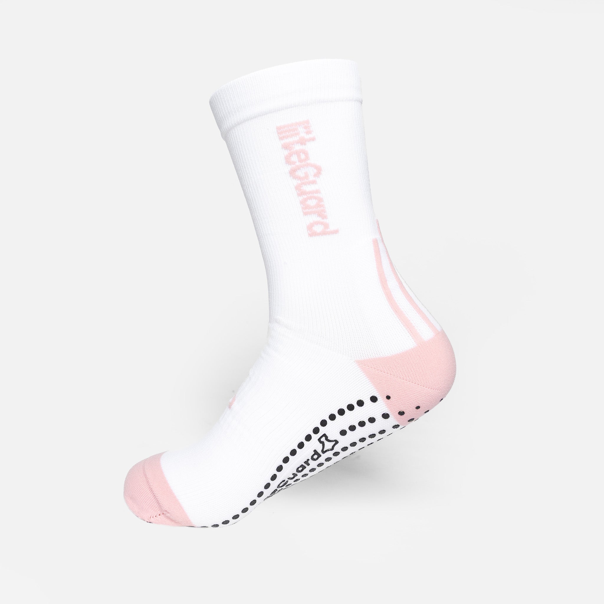 liiteGuard PRO-TECH LG - Girl Talk Medium socks Girl talk - White/Light Pink