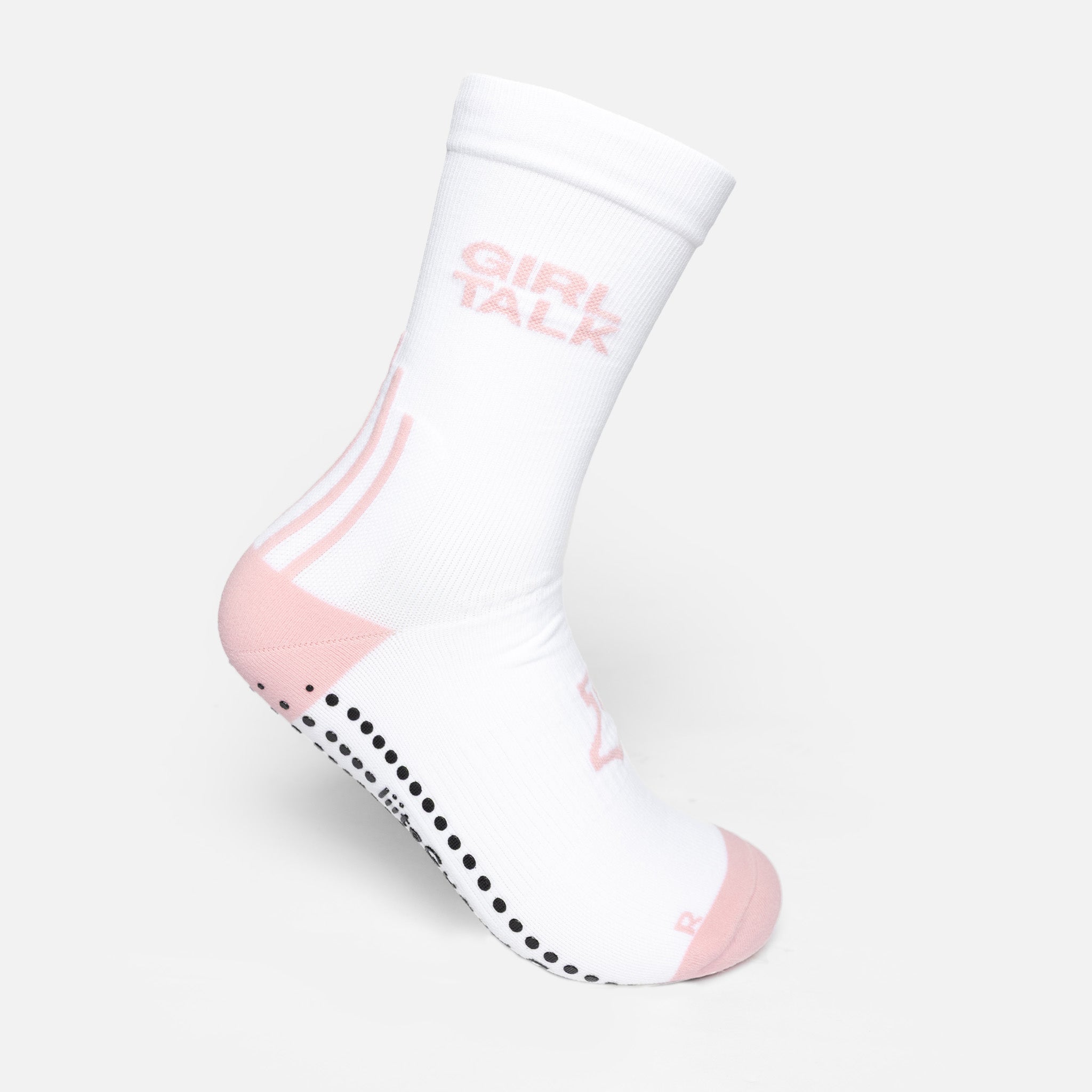 liiteGuard PRO-TECH LG - Girl Talk Medium socks Girl talk - White/Light Pink