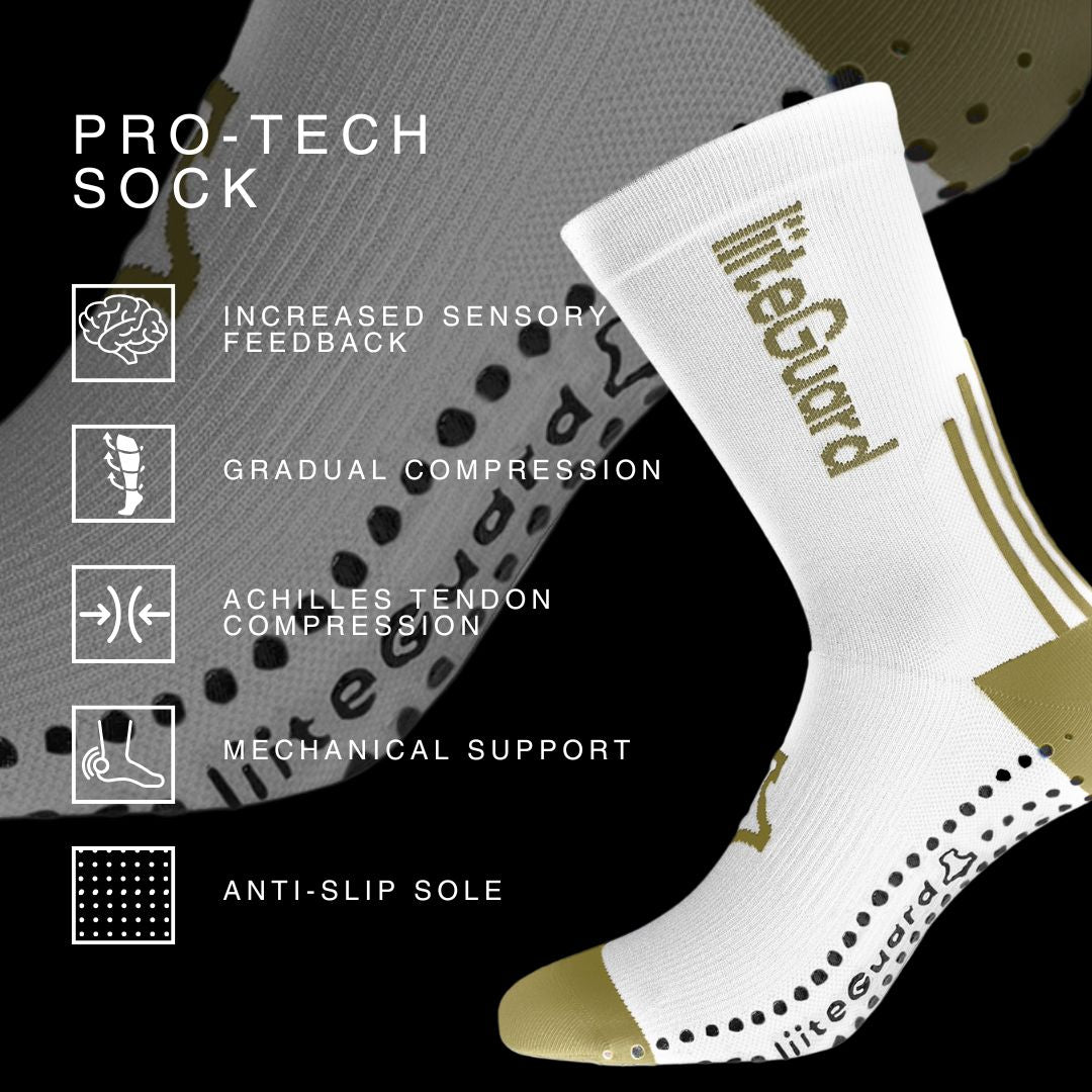 liiteGuard PRO-TECH LG SOCK Medium socks White/Dusty Green