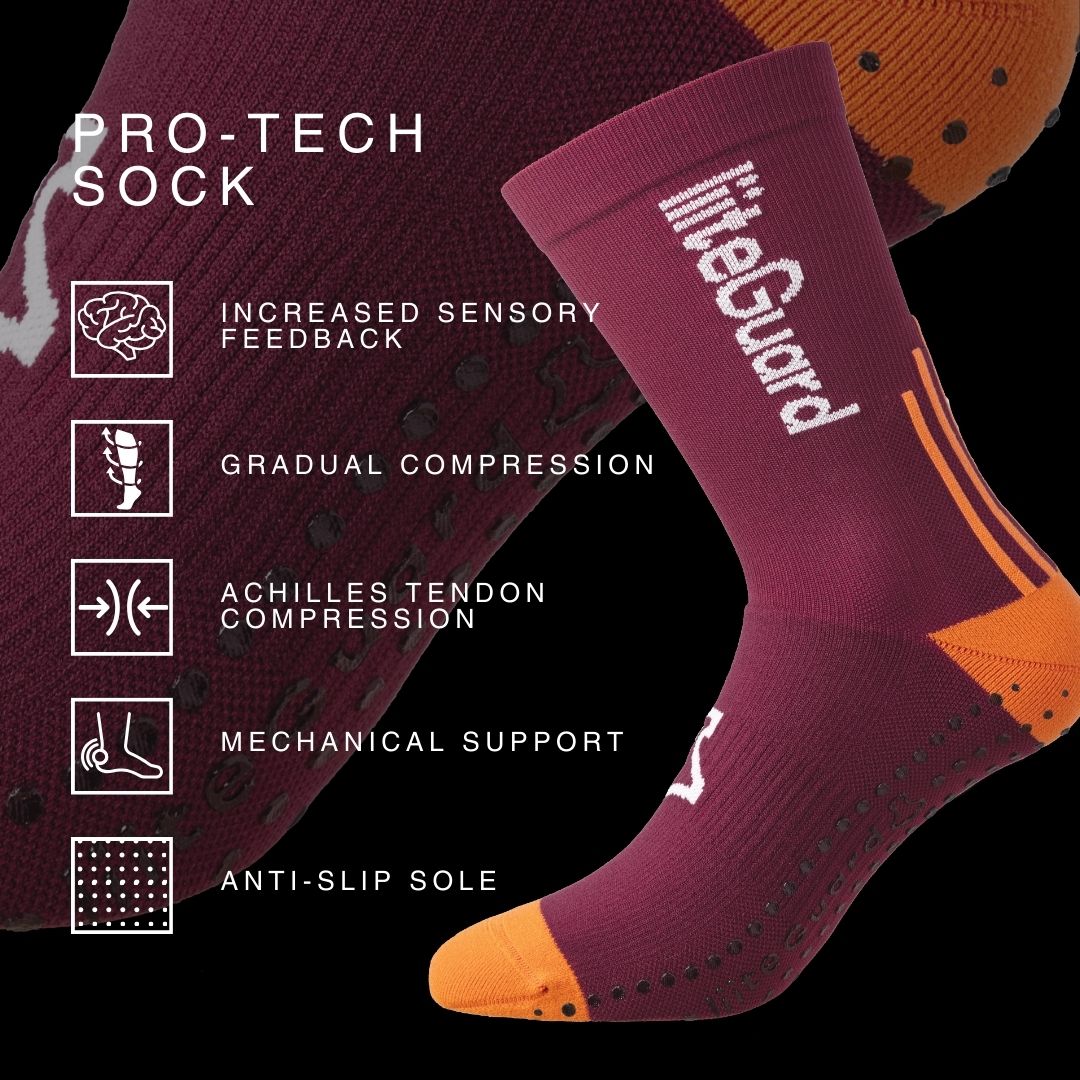 liiteGuard PRO-TECH LG SOCK Medium socks Bordeaux
