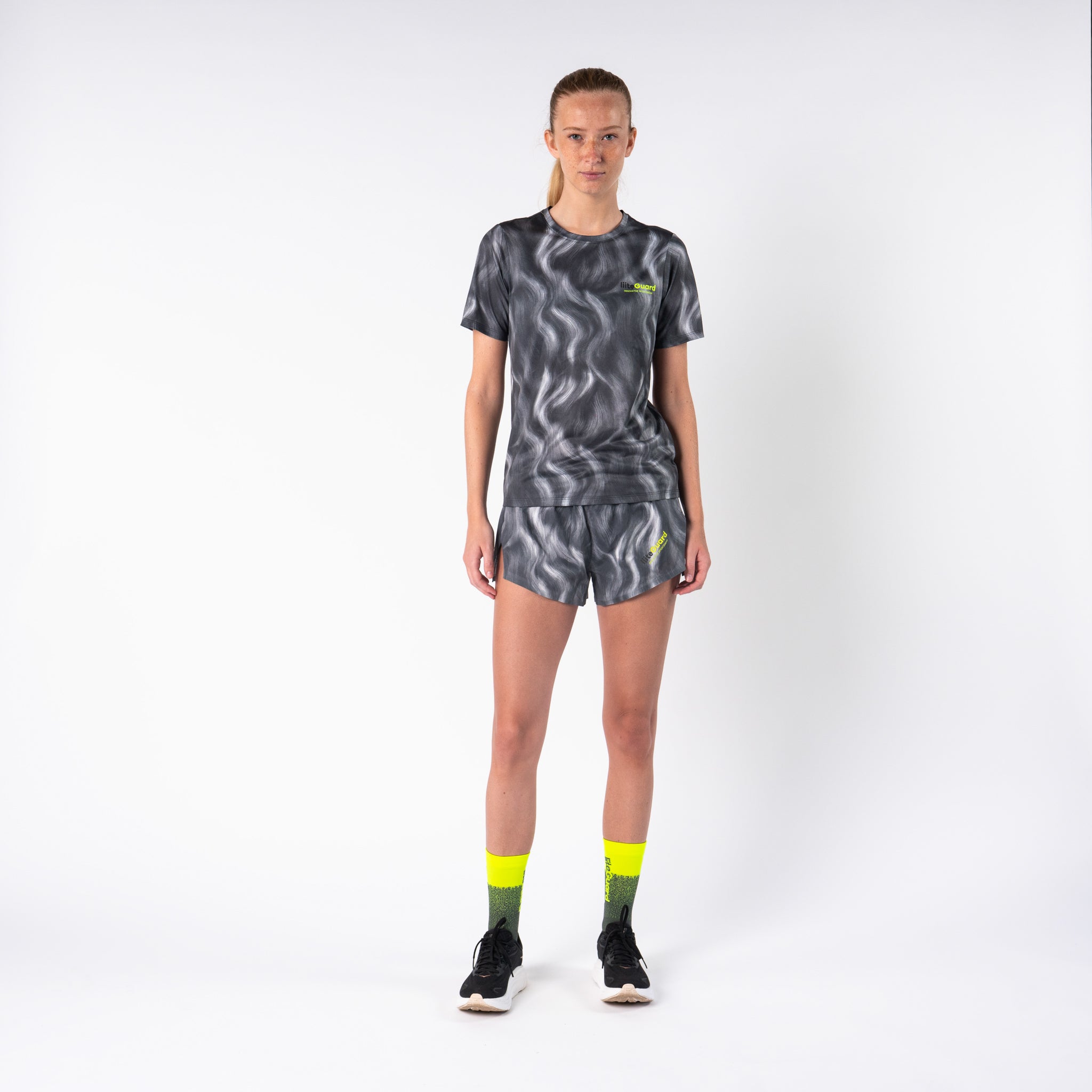 liiteGuard RACE GROUND-TECH T-SHIRT (WOMEN) T-shirts Grey AOP