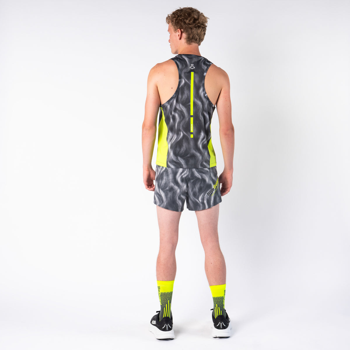 liiteGuard RACE SPLIT SHORTS (MEN) Shorts Grey AOP