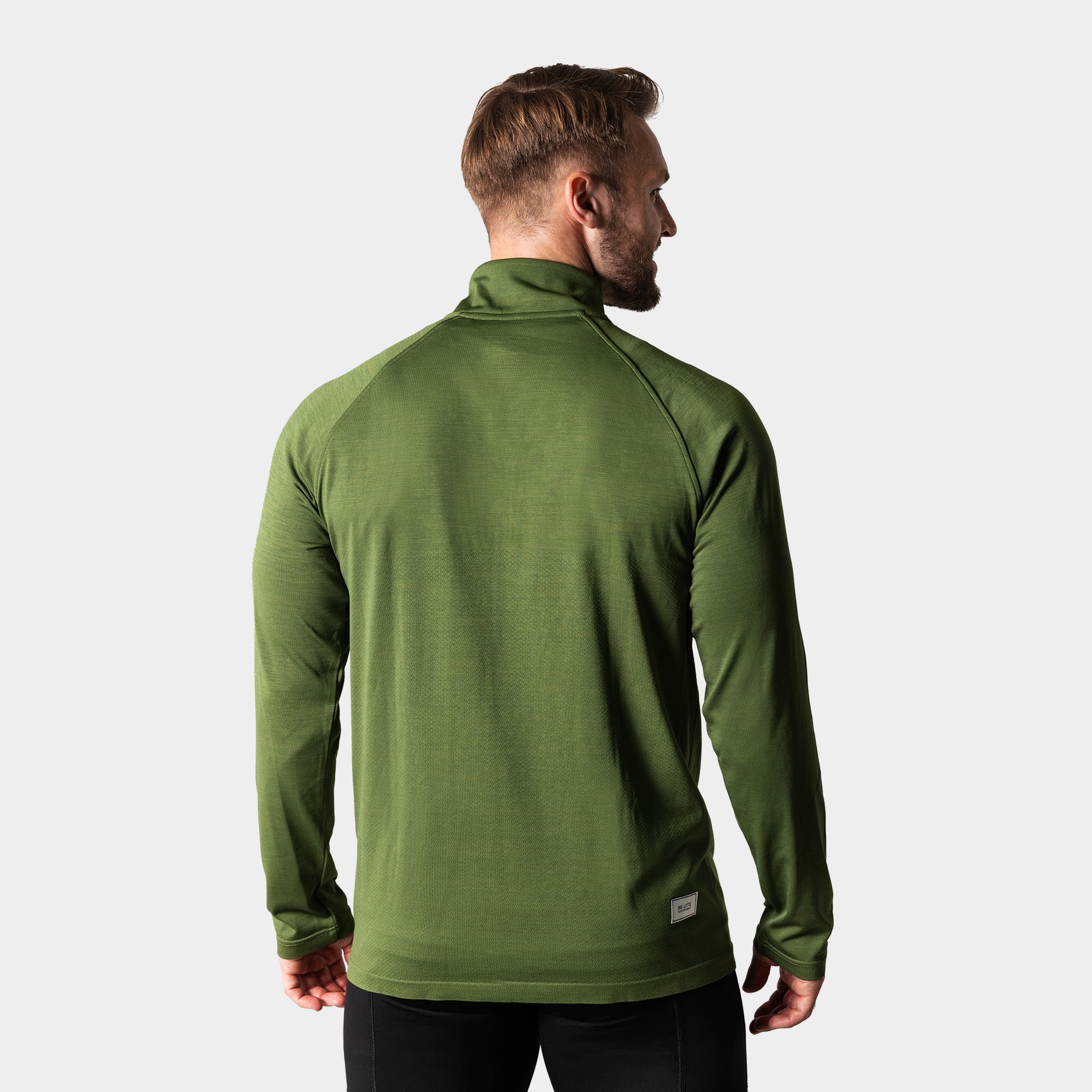 Liiteguard RE-LIITE 1/4 ZIP SHIRT (Men) Zippers Army green