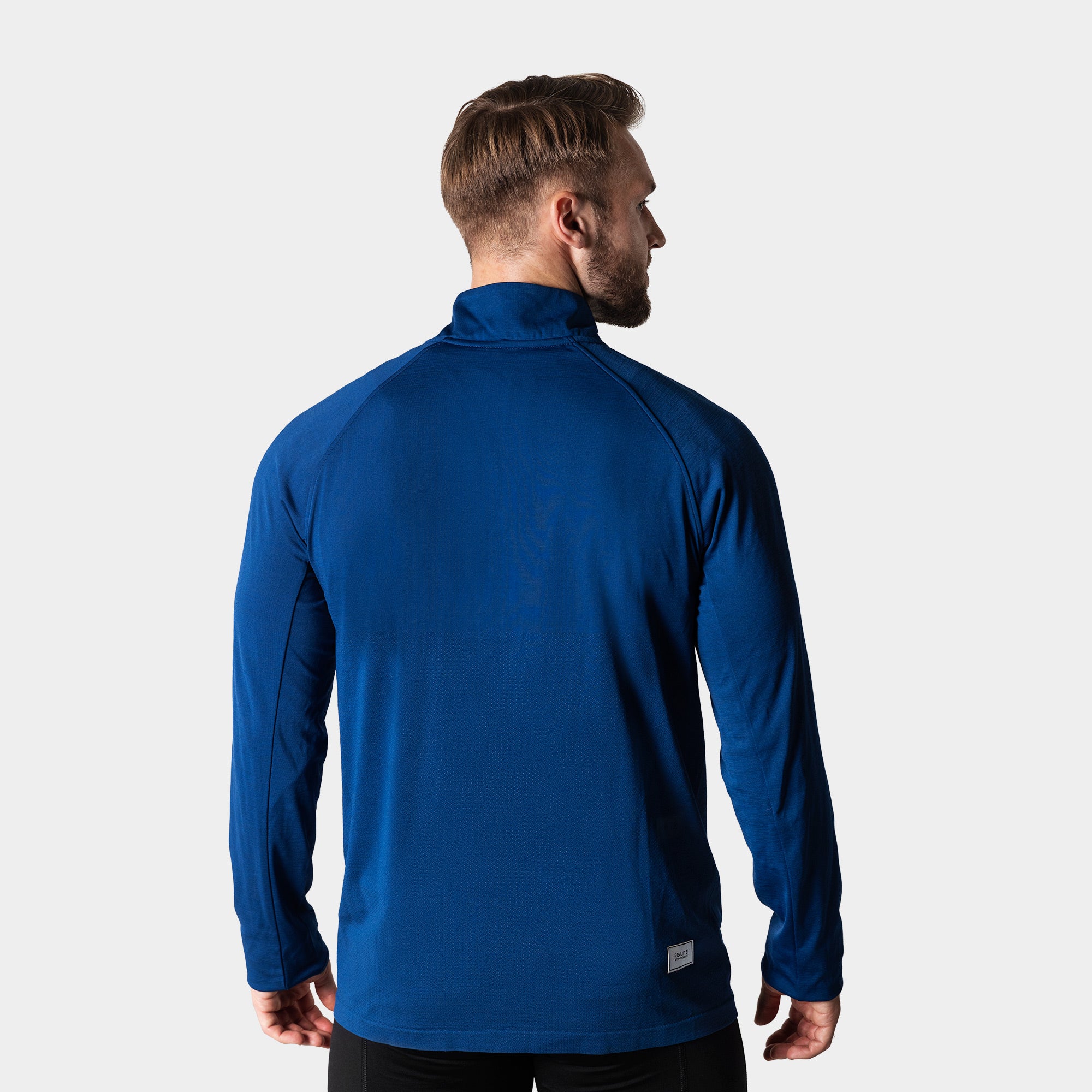 Liiteguard RE-LIITE 1/4 ZIP SHIRT (Men) Zippers Blue melange