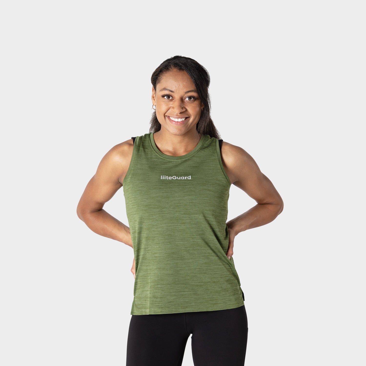 liiteGuard RE-LIITE SINGLET (WOMEN) Singlet Army green
