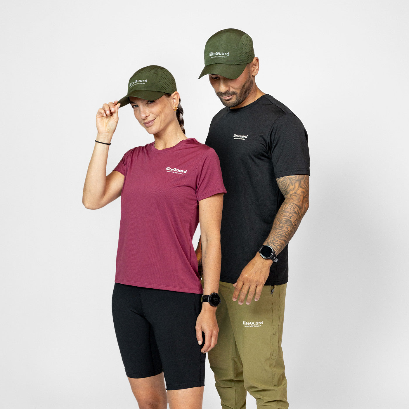 liiteGuard RUNNING CAP Caps Army green