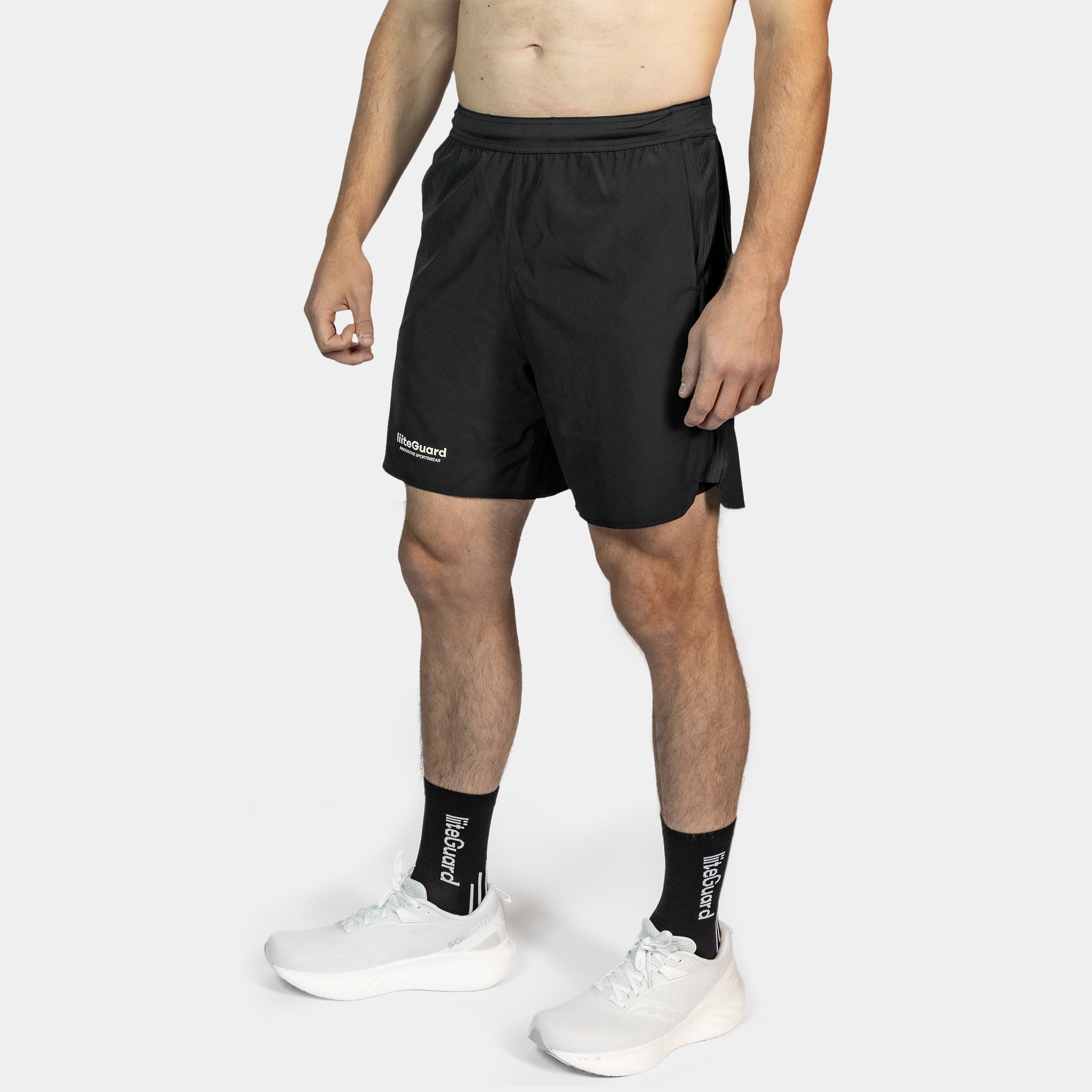 liiteGuard GLU-TECH COURT 2IN1 SHORTS (MEN) Shorts Black