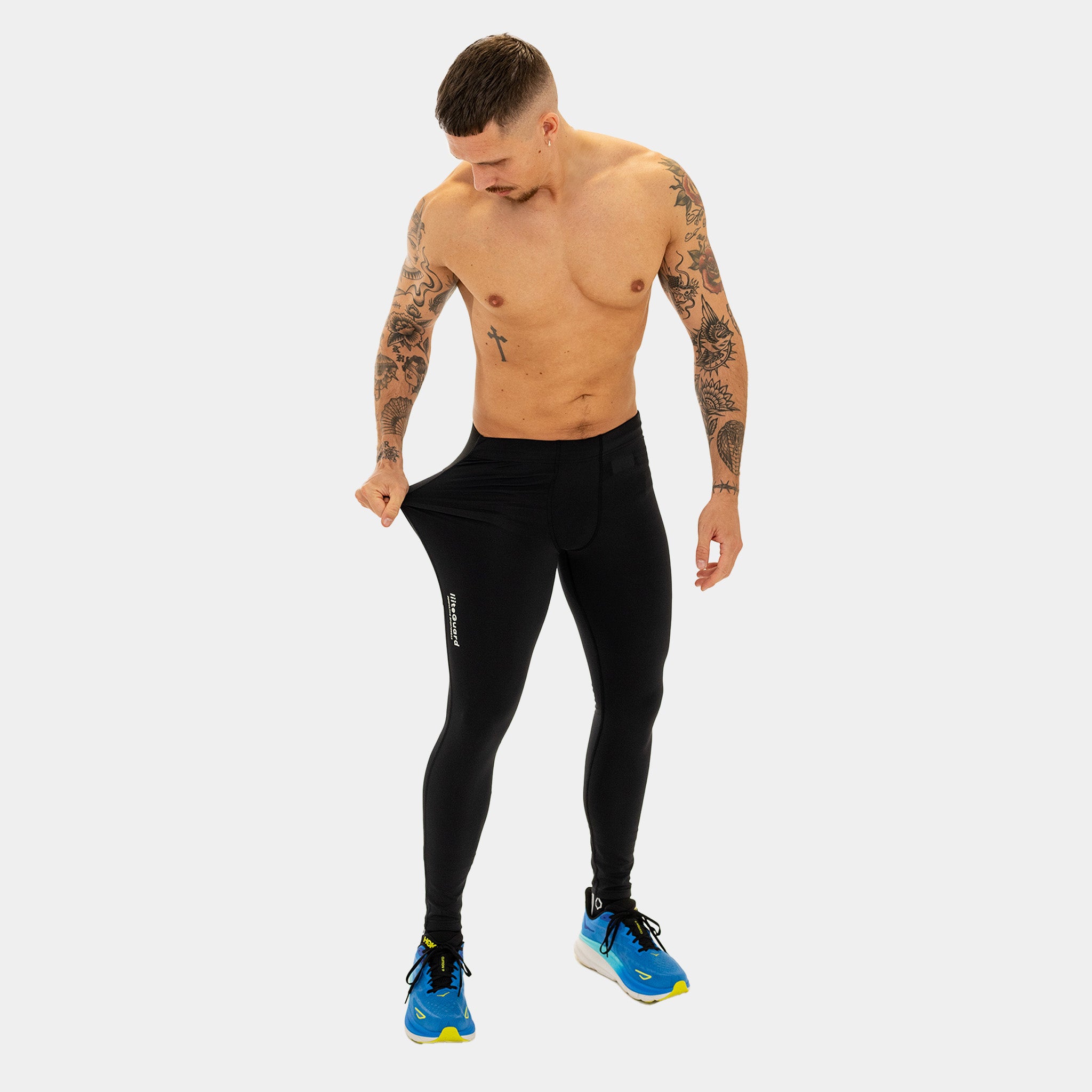 liiteGuard GLU-TECH LONG TIGHTS (MEN) Long tights Black