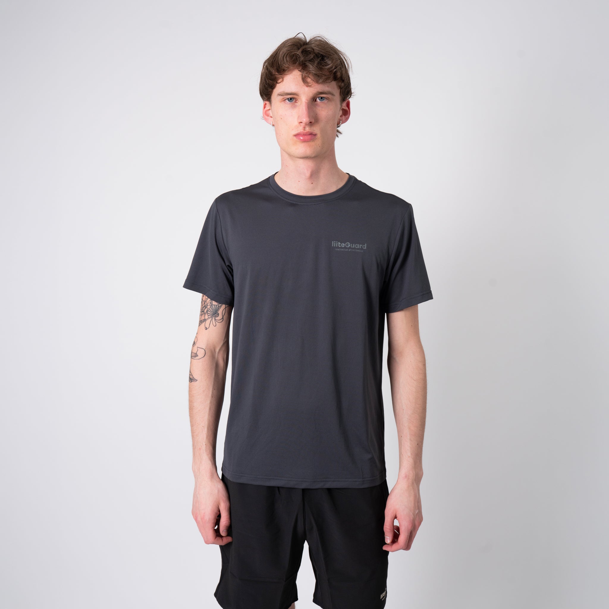 liiteGuard GROUND-TECH T-SHIRT (MEN) T-shirts Ebony/Dark Grey