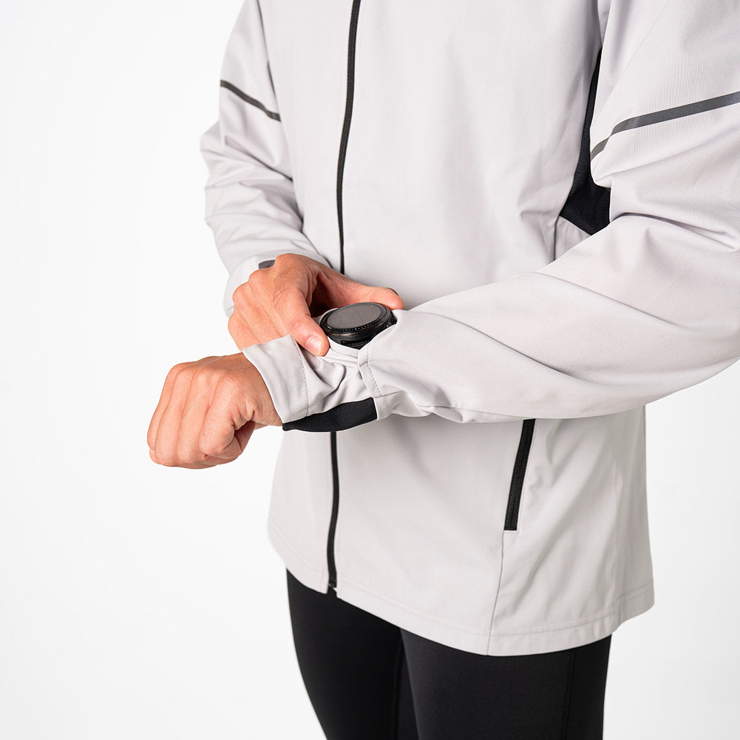liiteGuard HYDRO-TECH RUNNING JACKET (MEN) Jacket Light Grey