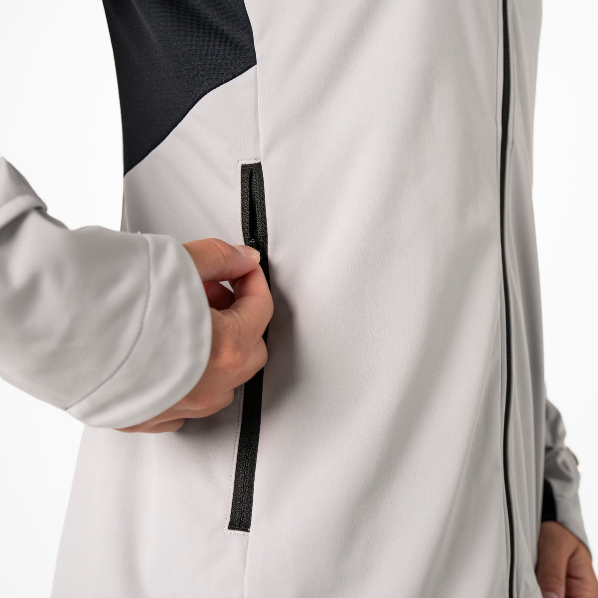 liiteGuard HYDRO-TECH RUNNING JACKET (WOMEN) Jacket Light Grey