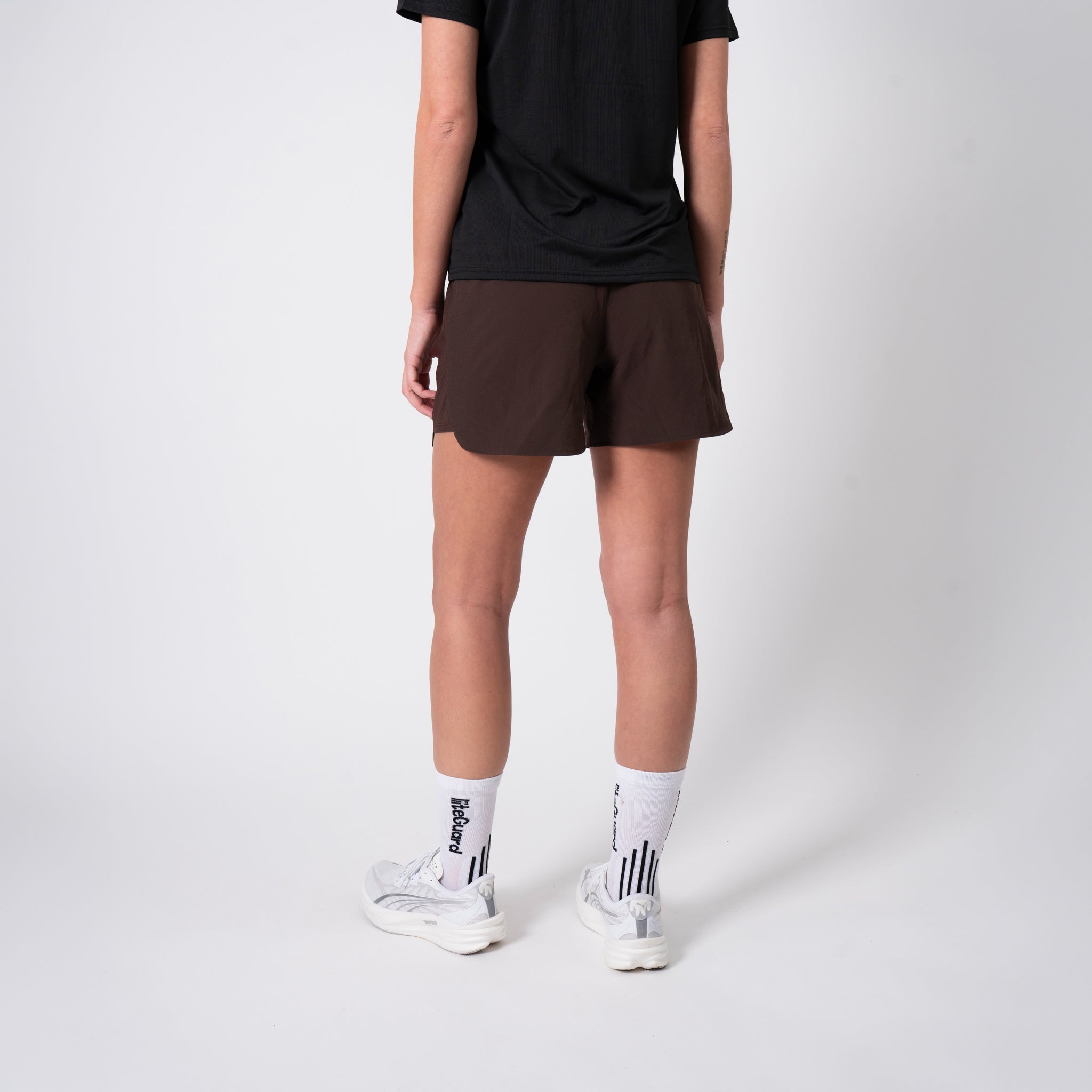 liiteGuard RE-LIITE HIGH WAIST SHORTS (WOMEN) Shorts Coffee Bean
