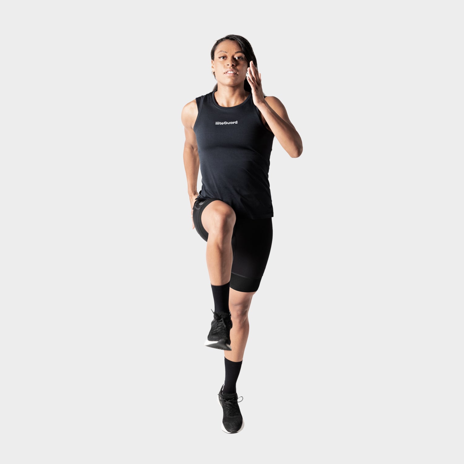 Liiteguard RE-LIITE SINGLET (Dam) Singlet Black