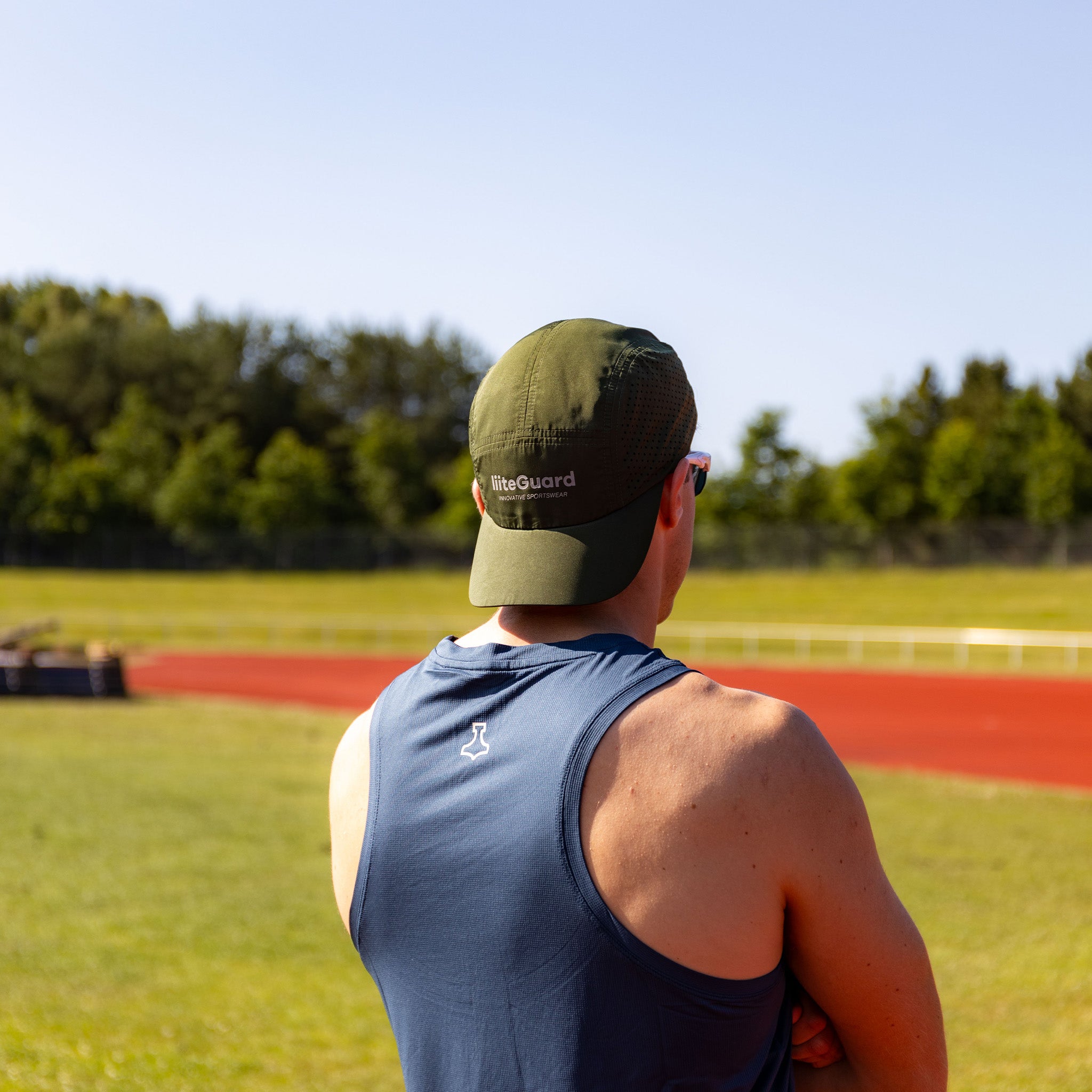 liiteGuard RUNNING CAP Caps Army green