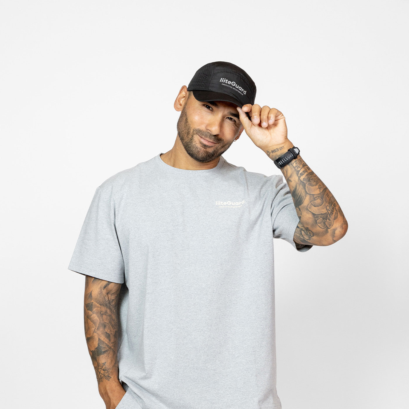 liiteGuard RUNNING CAP Caps Black